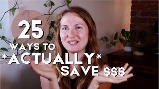 25 Frugal habits - to help you save money