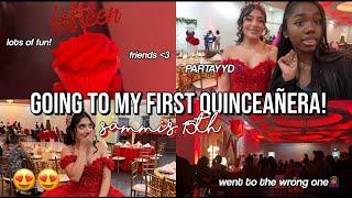 Going to my first Quinceañera  | dancing, friends, and more! | Camryn Attis | #quinceañera #funny