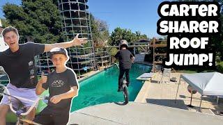 I Jumped OFF Carter Sharer's ROOF!! TEAM RAR!