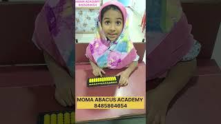 7-Year-Old Indian girl Solves Sums Effortlessly with Abacus#momaacademy #motivation #Indianmind