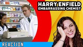 American Reacts - HARRY ENFIELD - Embarrassing Chemist