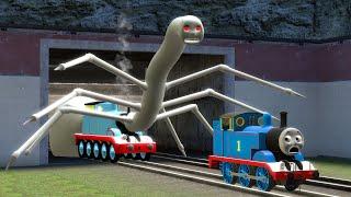 Building a Thomas Train Chased By New Cursed Thomas and Friends,Thomas Train Eater.exe in Garrys Mod