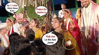 Hina Khan Gets 111000 Rs For Joota Chupai Ceremony At Shehnaaz Gill Manager Khushal Joshi Wedding