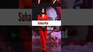 Suhana khan first ad/SRK #suhanakhan#youtubeshorts