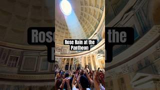 Pentecost at the Pantheon: A Rain of Rose Petals  Rome Italy 