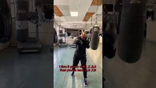Punch Drill : Practice Punching With Movement #boxingtraining #boxing #boxingdrills #youtubeshort