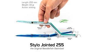 Jack Fin STYLO JOINTED 255 - The revolutionary Needlefish Swimbait