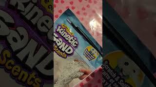 Kinetic sand scents asmr #kineticsand #fun #asmr #snowflake #shorts