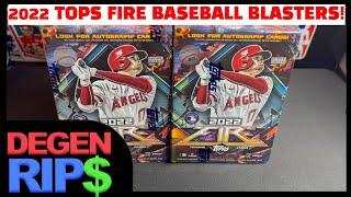 Awesome Set! - 2022 Topps Fire Baseball Blaster Box Review!