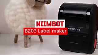 Niimbot B203 - Label Printer Inkless Portable Thermal Label Maker