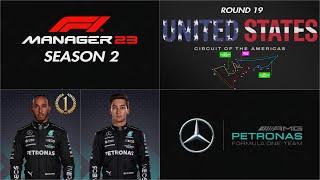 F1 Manager 23 Career: Season 2 - Round 19: COTA [Mercedes AMG]