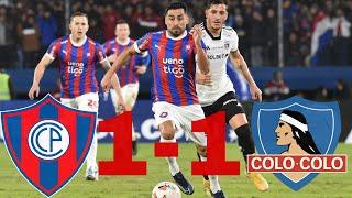 Cerro Porteño vs Colo Colo (1-1) | Relato Paraguayo Bruno Pont | Copa Libertadores 2024