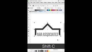 || YouTube Shorts || How To Create Simple AB Monogram Design Idea In CorelDraw 2020 #Logodesignidea