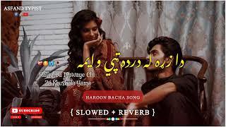 HAROON BACHA SONG | Da Zra La Darda Tappy Wayama | Slowed + Reverb | Viral Video | Pashto Song 