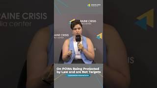 Romantsova on POWs Being Protected by Law and are Not Targets