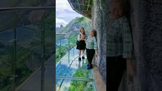 glass bridge #shorts #explorekaro #youtubeshorts #explore #viral #travel #glassbridge