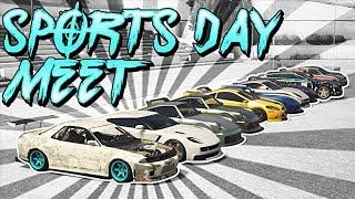 GTA 5 CAR MEETS - SPORTS DAY MEET - CoreGamingPs4