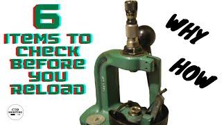 6 items to Check while Reloading