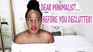 MINIMALISM, DECLUTTERING & REPURPOSING