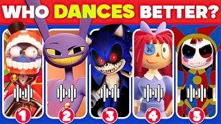 Who DANCES Better?  The Amazing Digital Circus Edition Pomni, Jax, Ragatha , Sonic the hedgehog 3