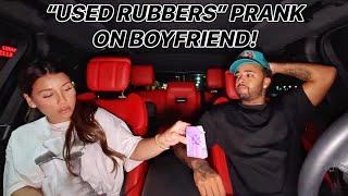 LEAVING "USED RUBBERS" IN MY BOYFRIENDS NEW CAR! *CRASHES OUT*