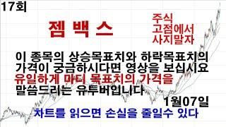 주식 고점에서 사지말자 1월7일 젬백스