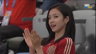 Funny Moments Jang Ye Won smile very cute World Cup 201.