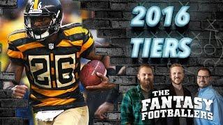 Tier Breakdowns, Pat Mayo from FNTSY Sports Network, News Ep. #213 - The Fantasy Footballers