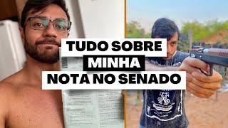 Minha nota em detalhes para policial legislativo do senado