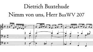 Buxtehude - Nimm von uns, Herr, du treuer Gott, BuxWV 207 - Pinerolo, Hauptwerk