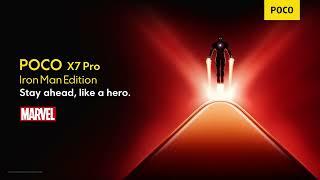 POCO X7 Pro - Iron Man Edition Teaser | Stay ahead, like a hero