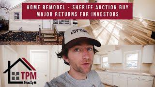 TPM Realty - Sheriff Sale Rehab Walk Through - Flooring - Paint - Remodel