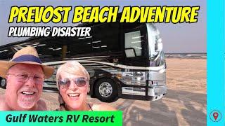 RV Adventure: Prevost Plumbing Disaster at Resort!