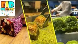 Eid mubarak ||Eid desserts #baklava varieties|| Turkish delights||eid 2021