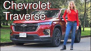 2022 Chevrolet Traverse review // Big! Great value SUV