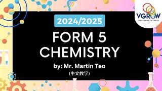 Form 5 Chemistry (中文解说) - Chapter 1 Redox equilibrium - Lesson 1 [dated 1 March 2024]