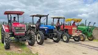 Tractors Power Test in Mud | Swaraj 855 Fe | New Holland 3630 | John Deere | Mahindra Arjun NOVO 605