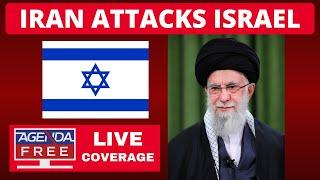 Iran Launches Missile Attack at Israel - LIVE Breaking News Coverage (with Hezbollah Updates)