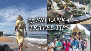 15 TOP TIPS WHEN VISITING SRI LANKA | TRAVEL TIPS