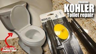 Kohler Toilet Repair - Leaky Canister valve - Not flushing correctly - EASY FIX