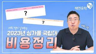 싱가포르국립대 유학비용 총정리 - 학비, 기숙사비 등, 데릭쌤과 함께 해봐요