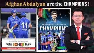 AFGA vs SLA : The AFGHANISTAN A WON THE EMERGING ASIA CUP 2024. @shubhankarmishraofficial