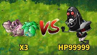 PVZ 1 Fusion Challenge! Rooftop Ultimate Plant Combo VS All HP99999 Zombies, - Who Will Win?