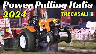 Tractor Pulling Trecasali 2024 by Power Pulling Italia - Race Highlights, Wheelies, Flames & Show!