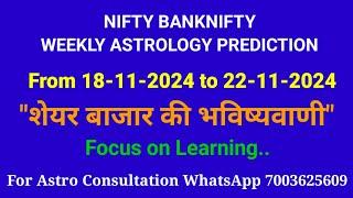 Nifty Weekly Prediction|Financial Astrology|Astro Stock Prediction|Share Market Weekly Prediction