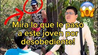 Mira lo que le pasó a este Joven por desobediente