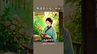 女人喝这六种水，好处多多，越喝越漂亮！#养生茶 #养生 #养生就是养健康 #养生有道 #药膳 #食补