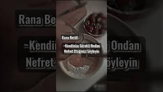 Birinden Soğumak/ Nefret Etmek İçin Yapılabilecekler | Rana Betül #keşfet #shorts #fyp #ranabetül