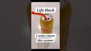 SODA CAN LIFE HACK ! I wish I knew this SOONER #lifehacks #shorts #fyp