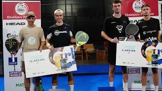 The LONGEST padel rally you’ll ever see!  Marc Møller & Emil Domela vs Oscar Sebber & Alex Loughlan